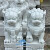 tượng kỳ lân đá cẩm thạch cao 80